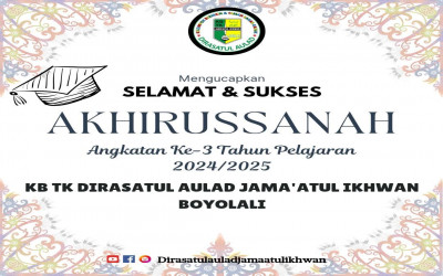AKHIRUSANAH KB & TK Jama'atul Ikhwan Boyolali